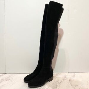 Tory Burch Caitlin Over the Knee Black Boots